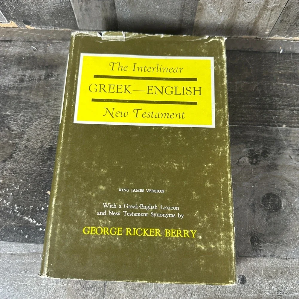 The Interlinear Greek - English New Testament George Ricker Berry Hardcover 1976